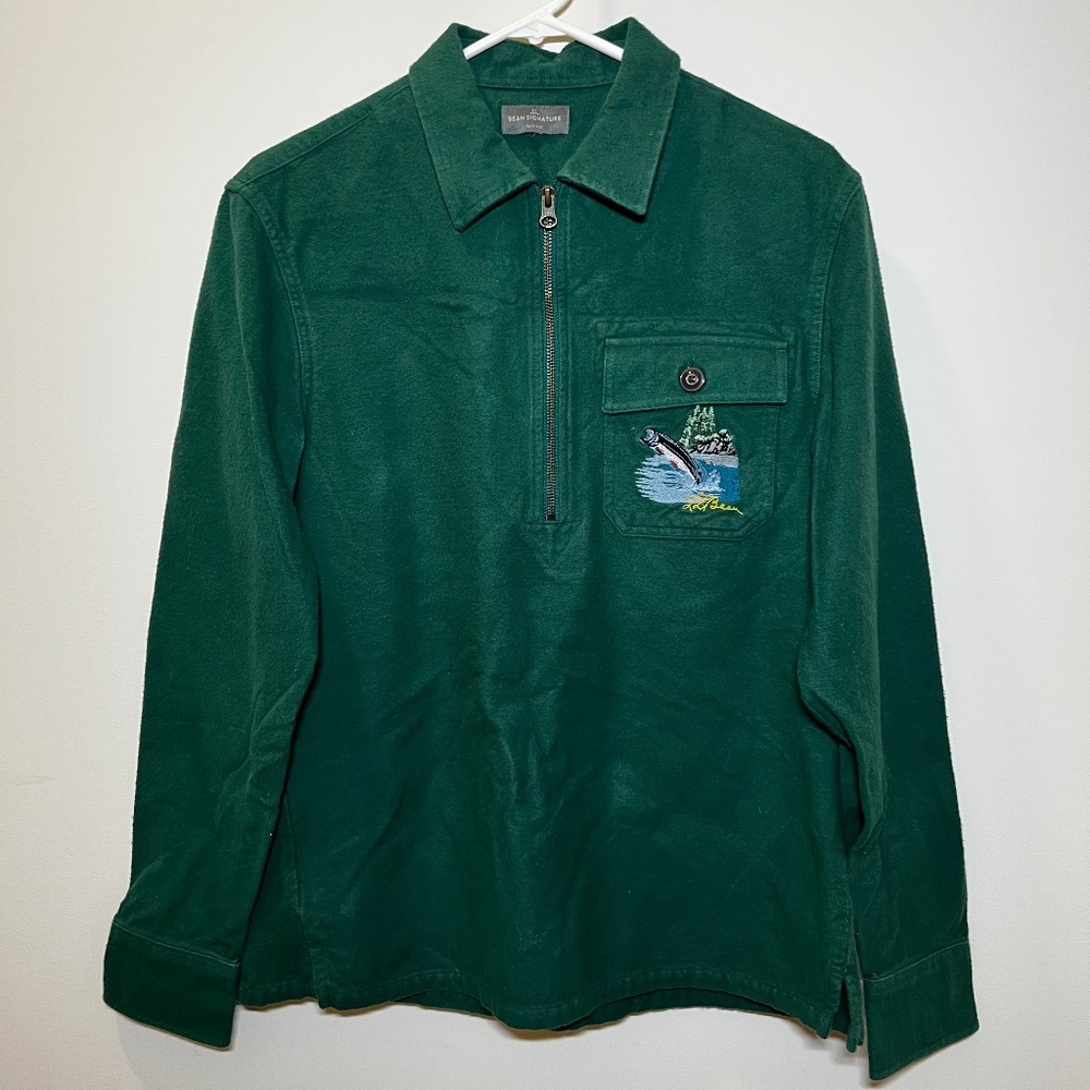 L.L. Bean Signature Quater Zip